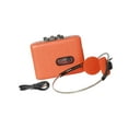 thumbnail image 5 of Kokiya Cassette Player Compact Sturdy with Headphones Lightweight Retro for Outdoor Orange, 5 of 9