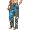 thumbnail image 2 of Balery Men'S Fun Riding Dinosaur Pants,Sleepwear Pants,Pajama Pants,Pj Bottoms Drawstring And Pockets-Xx-Large, 2 of 9