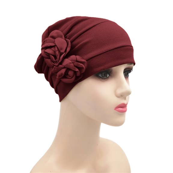 Cancer Head Hat Cap Ethnic Bohemian Tied Braid Hair Cover Wrap Turban Headwear Hat Man Instant Effect Flexible Headbands for Women's Hair Mens Headbands for Exercise Wavy Metal Headband Bohemian
