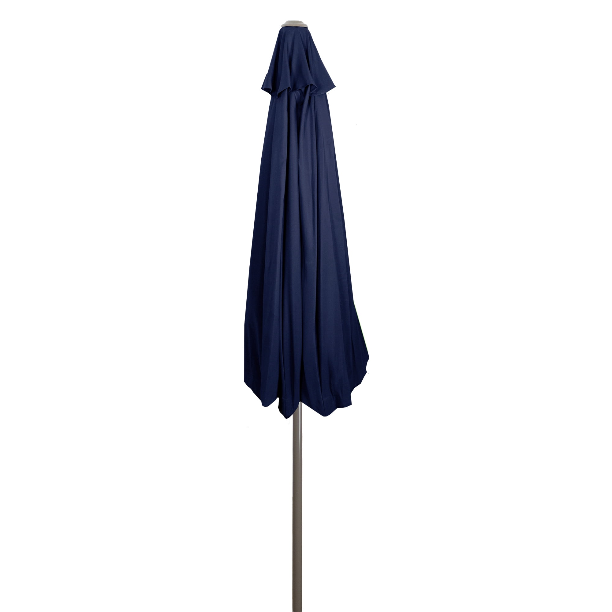 Northlight 9ft Outdoor Patio Market Umbrella with Hand Crank and Tilt, Navy Blue