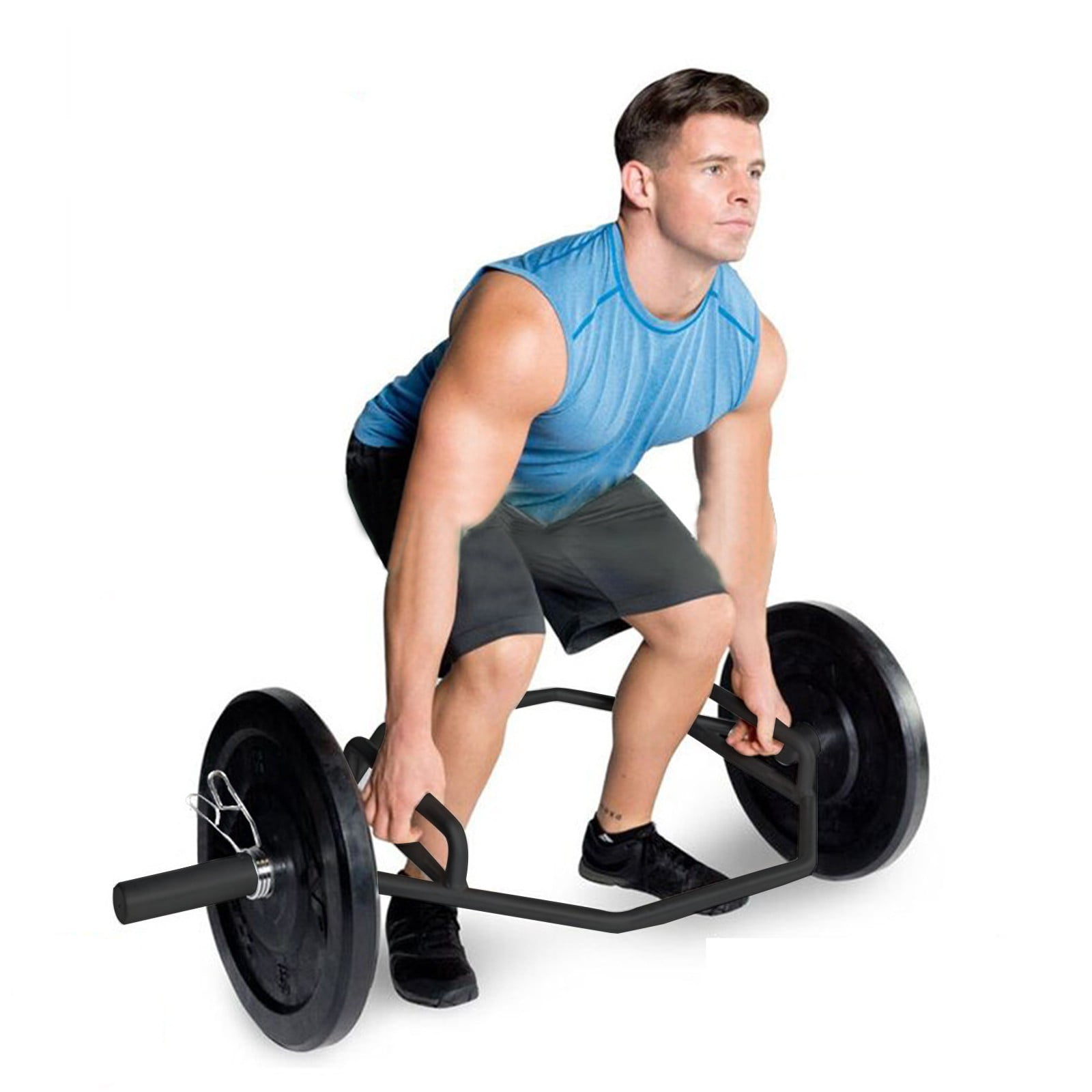 2 Inch Barbells Hex Bar Weight Lifting Combo Hexagon Bars With Knurled