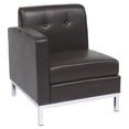 thumbnail image 1 of Wall Street Fauteuil Simple LAF Espresso en Similicuir, 1 of 5