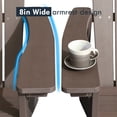 thumbnail image 4 of Cozyhom 2 Pc Outdoor Big Easy Adirondack Chair, Adirondack Patio Chairs, Wooden Adirondack Chair,  Coffee, 4 of 12