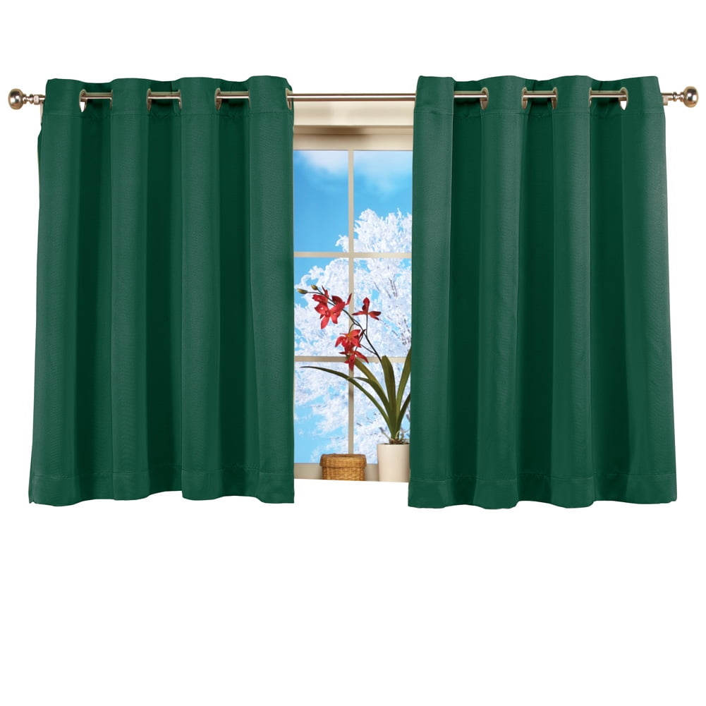 Short Blackout Window Curtain Panel, Short Shower Curtain For Window