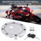 thumbnail image 2 of Tapa de tanque de combustible para motocicleta, cubierta de tanque con cerradura y 2 llaves para CBR600RR 2003-2014 CBR600F4 F4i 2001 2002 2003 2004 2005 2006, tapa de tanque JFHHH pequeña, 2 of 5