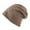 Khaki, variant on HOWPAY Slouchy Beanie for Women Men Oversized Windproof Solid Color Knitted Winter Hats for Cold Weather Soft Cozy Unisex Skull Caps
