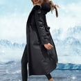 thumbnail image 2 of Aayomet Winter Coats For Women Women's Long Winter Coat Thermal Thickened Windproof Warm Parka Puffer Jacket for Outdoor,Black XL, 2 of 5
