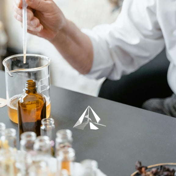 DRAFIDEEP 3Pcs Cube Set Clear Crystal for Photography Teaching Tool and Science Experiments