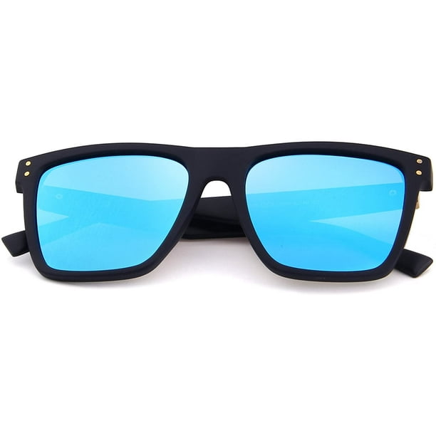 Htaiguo Polarized Sunglasses Men Women Retro Brand Sun Glasses Uv 400 Blue 