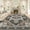 Black, variant on ATHOPE 2x3 Entryway Rugs for Entrance Kitchen Bathroom, Washable Soft Small Area Rug with Non-Slip Backing, Floral Vintage Distress Print Pattern Doormat, Cream