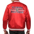 thumbnail image 2 of Men's Starter  Red Florida Panthers Printed Team Logo Satin Varsity Full-Snap Jacket, 2 of 2
