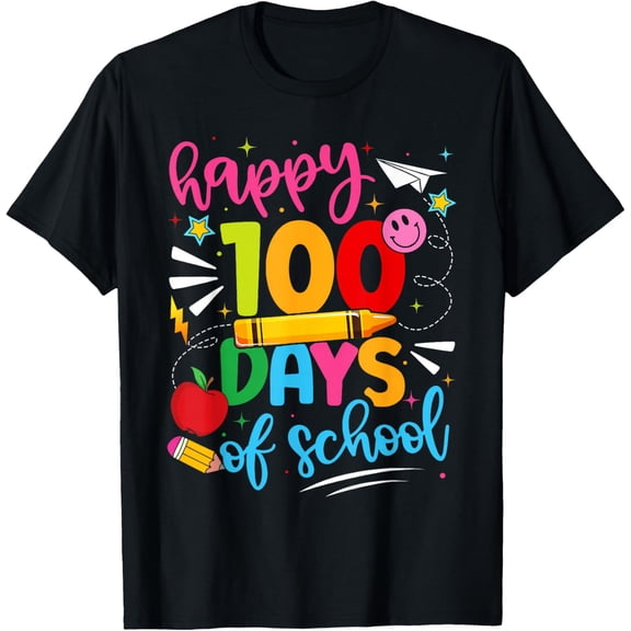 100th Day of School Happy 100 Days Teachers T-Shirt