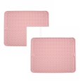 thumbnail image 1 of Oleegame 2PC Placemat Silicone Dish Drying Mat For Multiple Usage Easy Clean Heat Silicone Mat For Kitchen Counter Or Sink Refrigerator Or Drawer Liner, 1 of 9