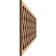 thumbnail image 3 of Ekena Millwork 46 3/4"W x 10"H x 3/8"T Hadley Fretwork Moulding, Hickory, 3 of 13