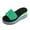 Green, variant on Slippers for Women,Ladies Shoes Summer Fashion Beach Sandals Nesh Elastic Band Wedge Sandals,Womens Slippers,Hot Pink,6