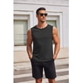 thumbnail image 4 of COOFANDY Men's 2 Par Workout Tank Tops Dry Fit Sleeveless Muscle Gym Shirts Stretch Bodybuilding Tee, 4 of 6