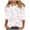 S1-White, variant on Womens Easter Shirts Egg Festival 3/4 Sleeve Holiday T Shirt Crewneck Beach Tops Summer Vacation Clothes M