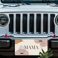 thumbnail image 5 of License Plate, Leafy "Mama" Graphic Decorative Front,Personalized Stainless Steel License Plate Cover For Men Women,12.2" X 6.2", 5 of 6