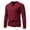 Wine, variant on Turilly Men Casual Pullover Long Sleeve Round Neck T-Shirt Tops Blouse