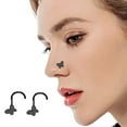 Conch Rings for Ear Flesh Tone Nose Stud 10 Gauge Clear Nose Rings for