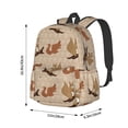 thumbnail image 6 of Goofa Squirrel nut backgrounds Pattern Backpack for Students – Large Capacity, Lightweight with Adjustable Shoulder Straps, Perfect for School, Travel, 6 of 8