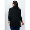 thumbnail image 2 of Avenue Women's Plus Size Faye Removeable Scarf Tunic, 2 of 2