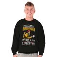 thumbnail image 3 of Volunteer Firefighter Lifestyle Fire Men's Big & Tall Crewneck Sweatshirt Brisco Brands 2X, 3 of 5