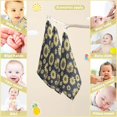 thumbnail image 3 of 5 Pack Vintage Watercolor Sunflowers Baby Muslin Washcloths, Retro Flowers Spring Soft Absorbent Face Towel Burp Cloths Cotton Bath Wipes Infant Wash Cloth for Newborn Boys Girls, 3 of 7