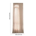 thumbnail image 3 of Woven Polyester Curtains for Living Room or Bedroom, Light Blocking and Heat Insulating, Modern Rural Style Drapes with Rod Pocket, Multiple Colors, 63 x 55 Inches, 3 of 6