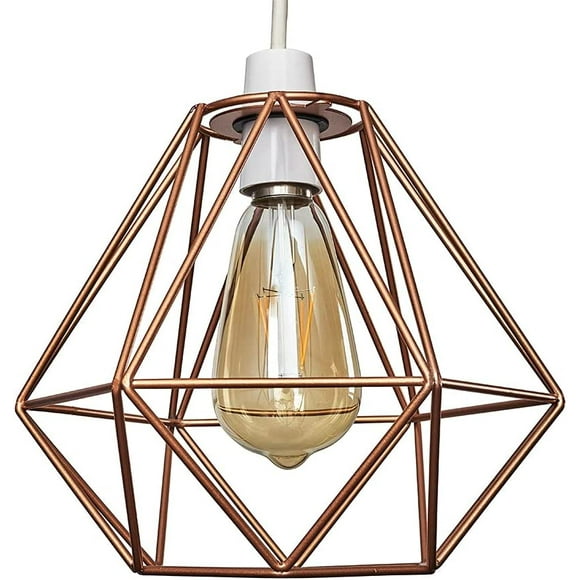 Copper "Diablo" Geometric Pendant