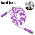 thumbnail image 2 of Jump Rope Beaded Jump Rope, Skipping Rope Adjustable For Adult Kids, Tangle-free Speed Rope-purple, 2 of 5