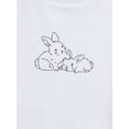 thumbnail image 2 of Weekend Academy Girls Graphic Baby Tee with Short Sleeves, Sizes 4-18, 2 of 4