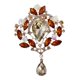 thumbnail image 1 of Broches de Diamantes de Imitación para Boda, Broches de Cristal para Novia, Alfileres Decorativos de Moda, Broche para Mujer, Pin para Falda, Ropa, Su Marrón, 1 of 10