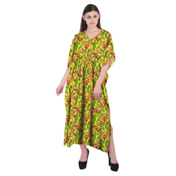 RADANYA Floral Women's Swimwear Kaftans Swimsuit Cover Up Caftan Beach