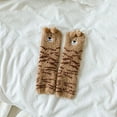 thumbnail image 3 of iHPH7 Fuzzy Socks Cute Crew Socks for Women Warm Fuzzy Socks for Women Fuzzy Grippy Socks Woman Slippers Socks House Socks for Women Indoor Soft Socks A One Size, 3 of 3