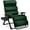 Forest Green, variant on Wubio Oversized Zero Gravity Chair, Folding Outdoor Patio Recliner, XL Anti Gravity Lounger w/Removable Cushion, Cup Holder, Side Tray, 350lb Capacity - Onyx Black