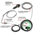 thumbnail image 2 of MaxTow White and Green 2200 Exhaust Gas Temperature Pyrometer EGT Gauge, 2 of 6