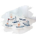 thumbnail image 2 of Wooden Sailboat Ornament Mediterranean Style Sailboat Model Wooden Craft Home Table Decoration, 2 of 8