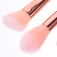 thumbnail image 3 of HOOWIFFY 5Ud Brochas Compactas Rosa De Maquillaje Para Polvo Suelto Y Rubor Con Agarre Cómodo, 3 of 7