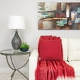 thumbnail image 3 of Parkland Collection Transitional Checkered White 18" x 18" Pillow, 3 of 7