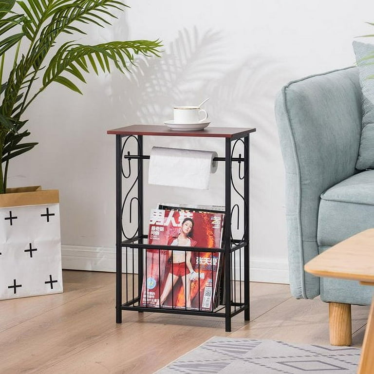 C shaped Bathroom Table Side Sofa Snack Table Coffee Tray End Table Multifunctional Bathroom Table Living Room Sofa Side End Snack Table Tray Stand