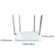 thumbnail image 3 of Pisexur Electronics - Router inalámbrico doméstico para hombres, 300 m, 100 megabits, wifi inteligente de pared, optimización wifi, prevención de rozamientos, seguridad de red, normativas de EE. UU.,, 3 of 8