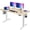 Maple, variant on Amadwell 55" Electric Height Adjustable Standing Desk, 27.6" Deep Work Table with Cable Management, Home Office Desk