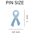 thumbnail image 2 of Light Blue Large Flat Ribbon Pins, 2 of 3