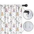 thumbnail image 4 of Blackout Kids Curtains,Princess Unicorn Star Pattern Childrens Insulated Curtains Set Of 2,Bedroom Essentials,Toddler Room Decor 42"x54", 4 of 5