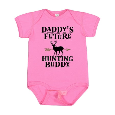 

Inktastic Daddy Future Hunting Buddy Gift Baby Boy or Baby Girl Bodysuit