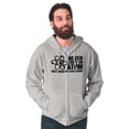 thumbnail image 5 of Never Trust an Atom Science Nerd Geek Zip Up Hoodie Men's Women's Brisco Brands M, 5 of 6