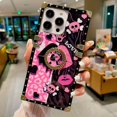 thumbnail image 1 of 1pc Phone Case Suitable For 15 Mobile Phone Case Female For IPhone14promax New 13pro Tide Brand 12pm Advanced Sense 11 Cute Plus Creative, 1 of 5