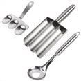 thumbnail image 1 of MáQuina para Hacer Bolas de AlbóNdigas, de Acero Inoxidable, para Hacer Bolas de Cuchara, Herramienta Manual para Hacer AlbóNdigas, MáQuina Antiadherente para Hacer AlbóNdigas, 1 of 5