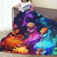 thumbnail image 6 of Cauagu Colorful Potion Bottles Magic Pattern Flannel Bed Blankets,Fleece Blanket Comfortable Air Conditioning Blanket for Sofa Bed Travel Couch & Living Room -50"x40", 6 of 8